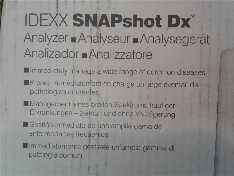 Idexx Snapshot Dx Analyzer