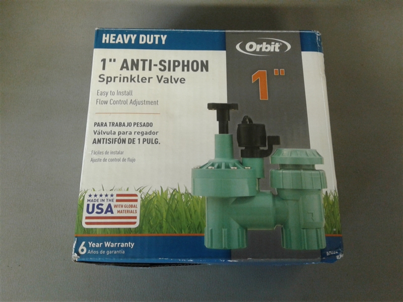 Anti Siphon Sprinkler Valve