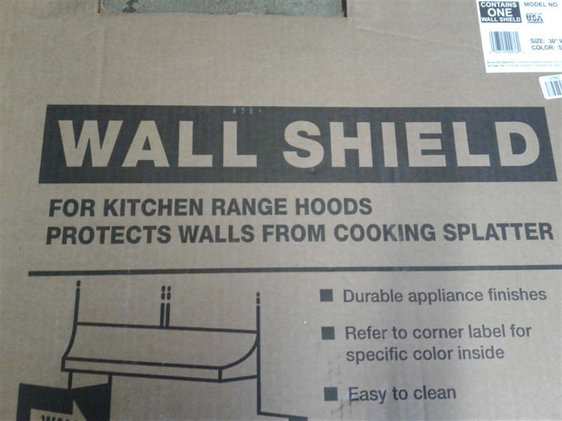 Wall Shield For Kitchen Range Hoods