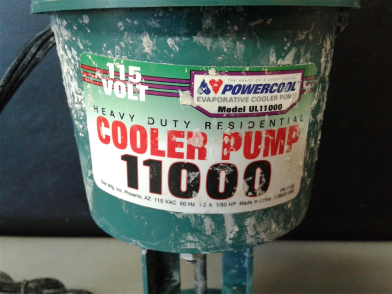 Evaporative Cooler Pump Model UL11000