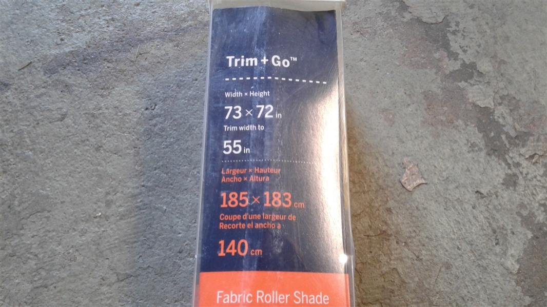 Levolor Trim+Go Fabric Roller Shade 73x72