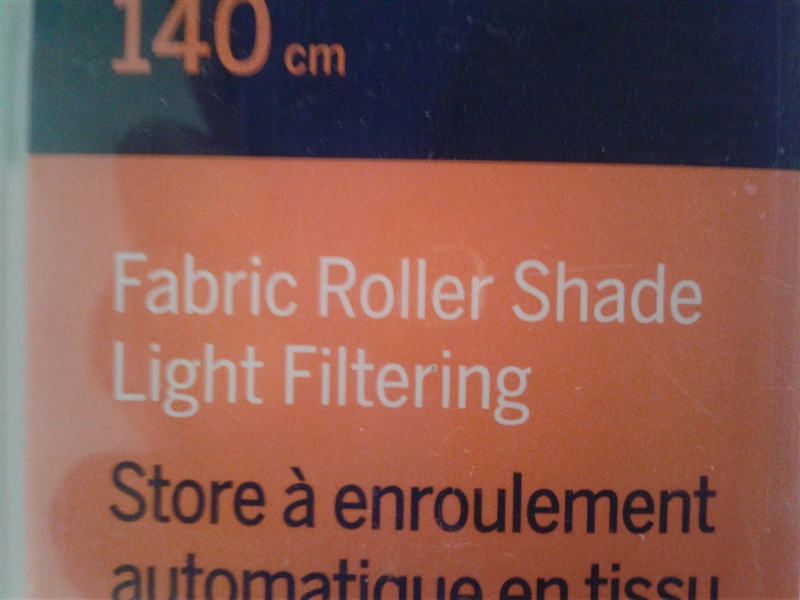 Levolor Trim+Go Fabric Roller Shade 73x72