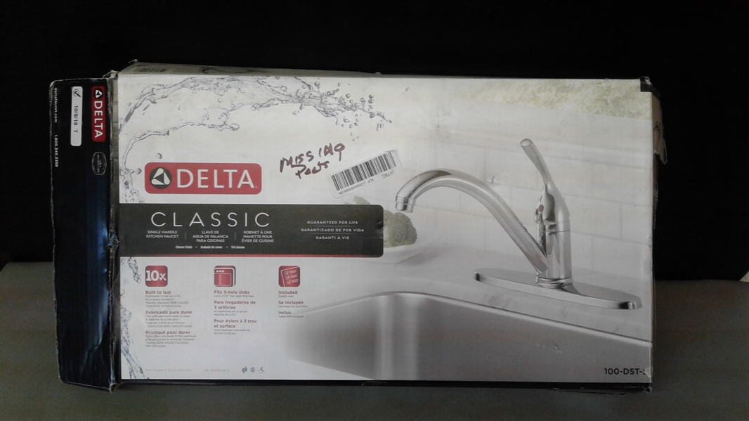 Delta Classic Single Handle Kitchen Faucet