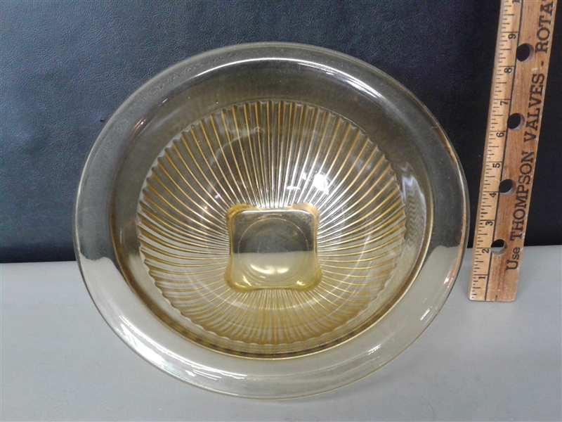 Federal Depression Glass Nesting Bowls Set of 5