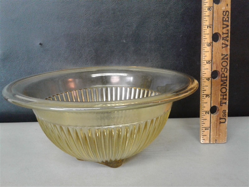 Federal Depression Glass Nesting Bowls Set of 5