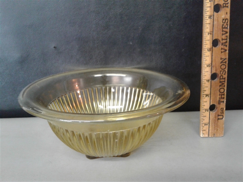 Federal Depression Glass Nesting Bowls Set of 5