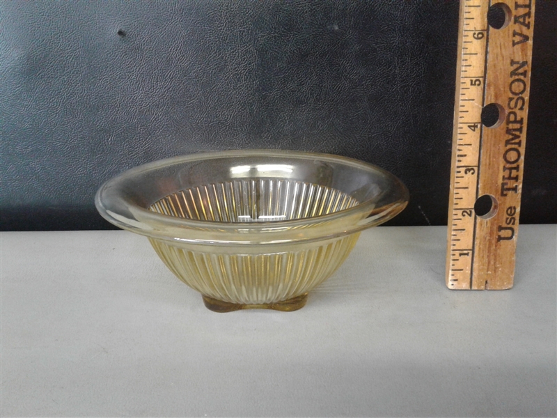 Federal Depression Glass Nesting Bowls Set of 5