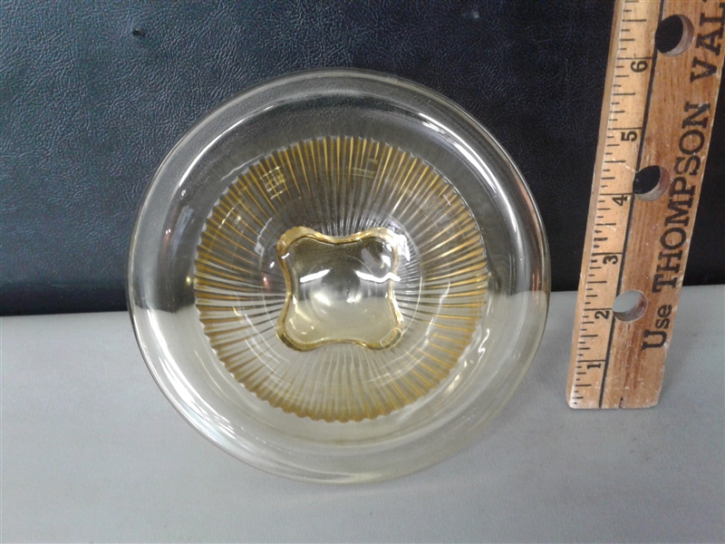 Federal Depression Glass Nesting Bowls Set of 5