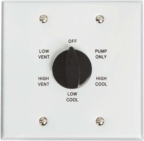 2 Gang Evaporative Cooler Switch 