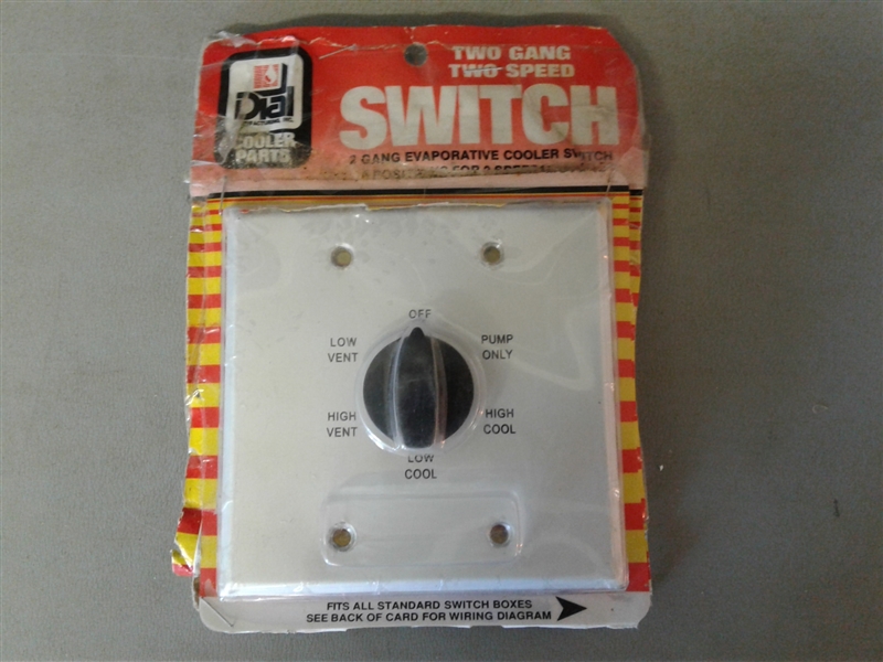 2 Gang Evaporative Cooler Switch 