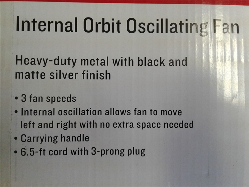 Internal Orbit Oscillating Fan 