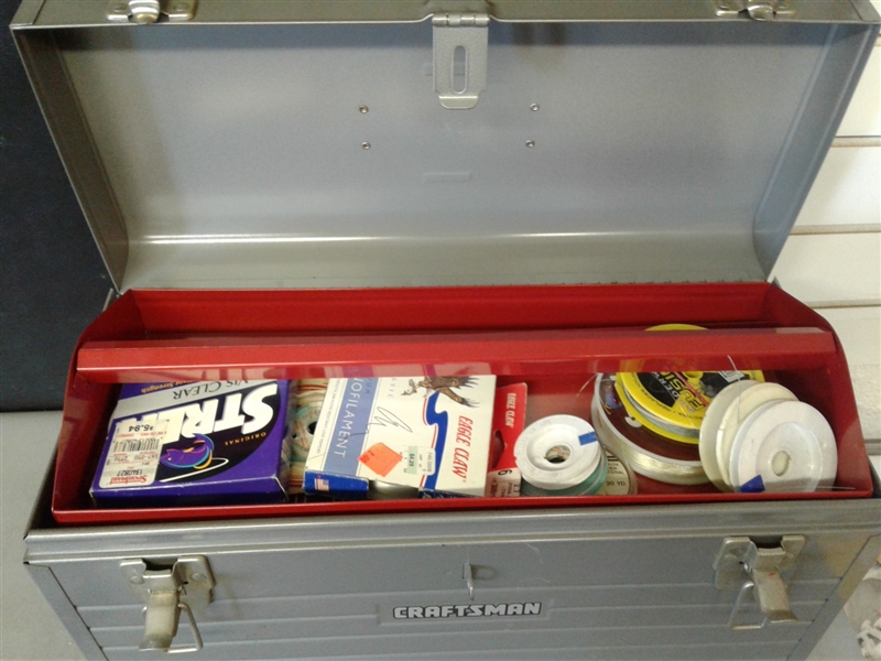 Craftsman tool Box With Fishing Gear