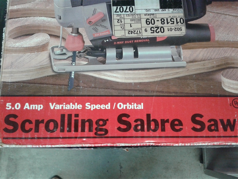 Craftsman Scrolling Sabre Saw