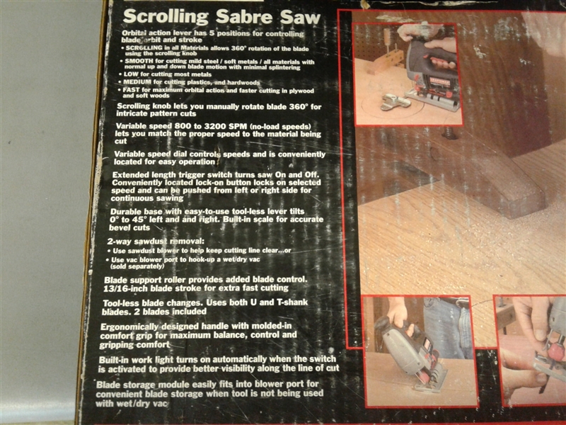 Craftsman Scrolling Sabre Saw