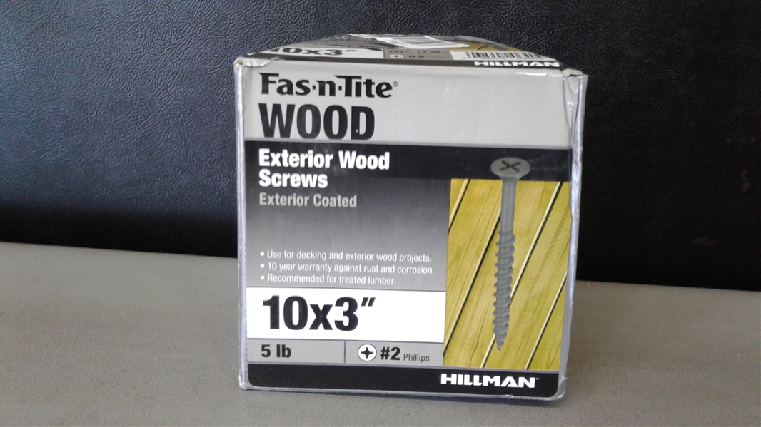 Fast N Tite Exterior Wood Screws 10x3 