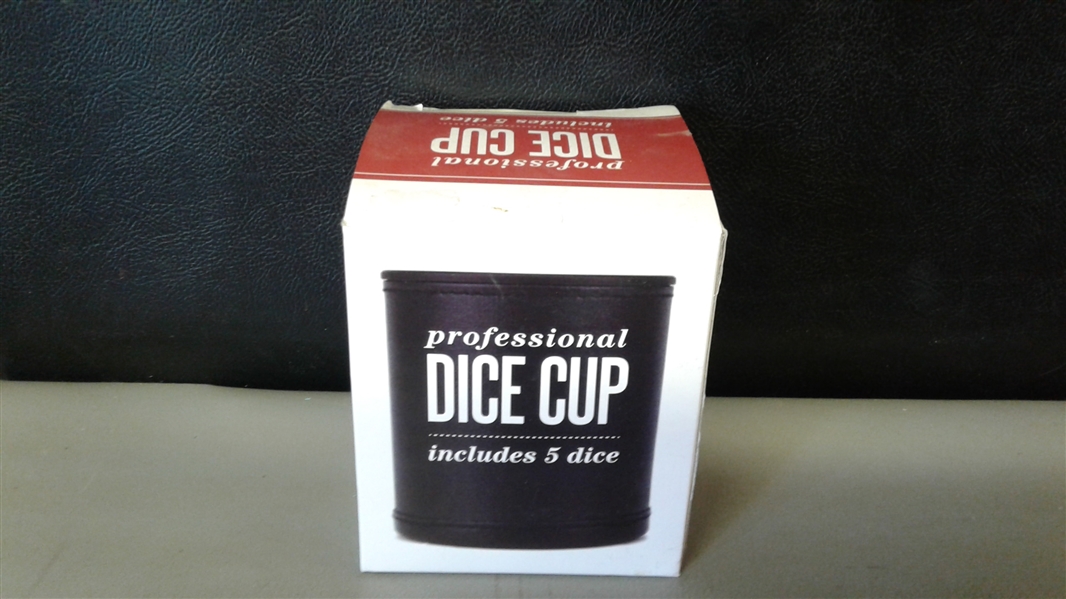 Professional Dice Cup w/5 Dice