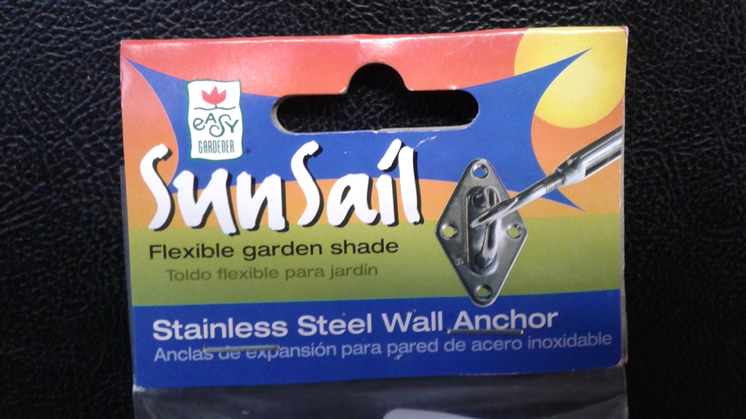 Easy Gardener Stainless Steel Wall Anchor for Sun Shade