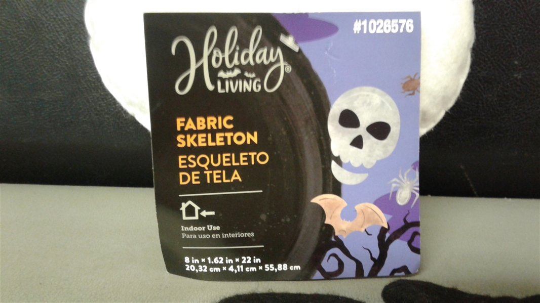 Holiday Living Fabric Skeleton