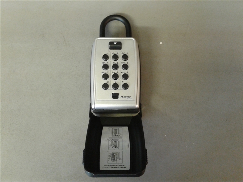 Master Lock Key Safe Push Button 