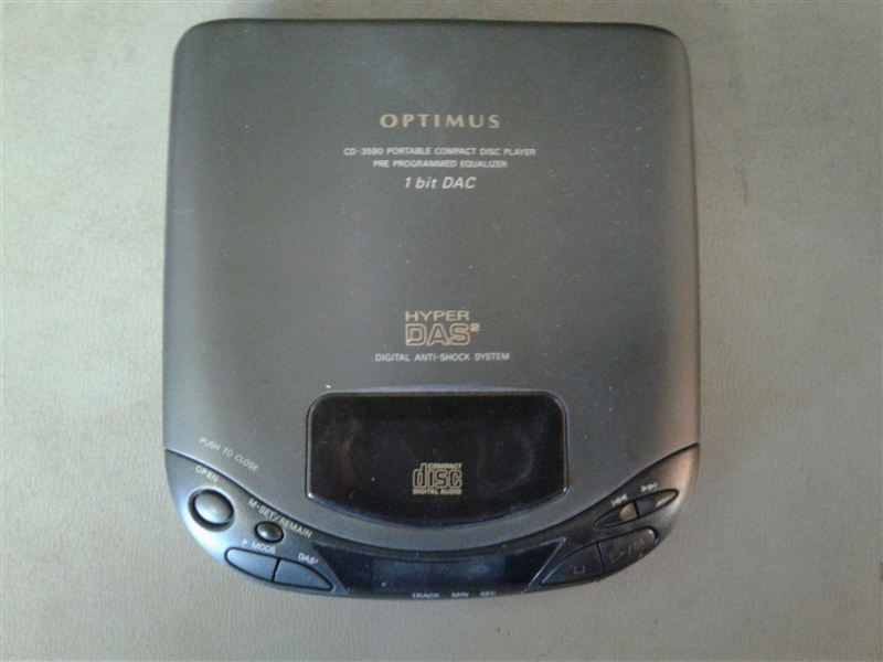 Optimus Portable Compact Disc Player