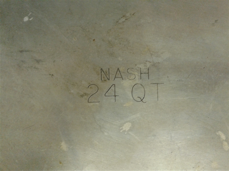Army NASH 24 Quart Aluminum Cauldron