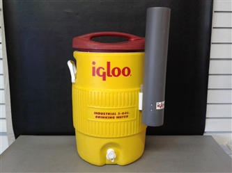 Igloo 5 Gallon Water Cooler w/Spigot & Cup Dispenser