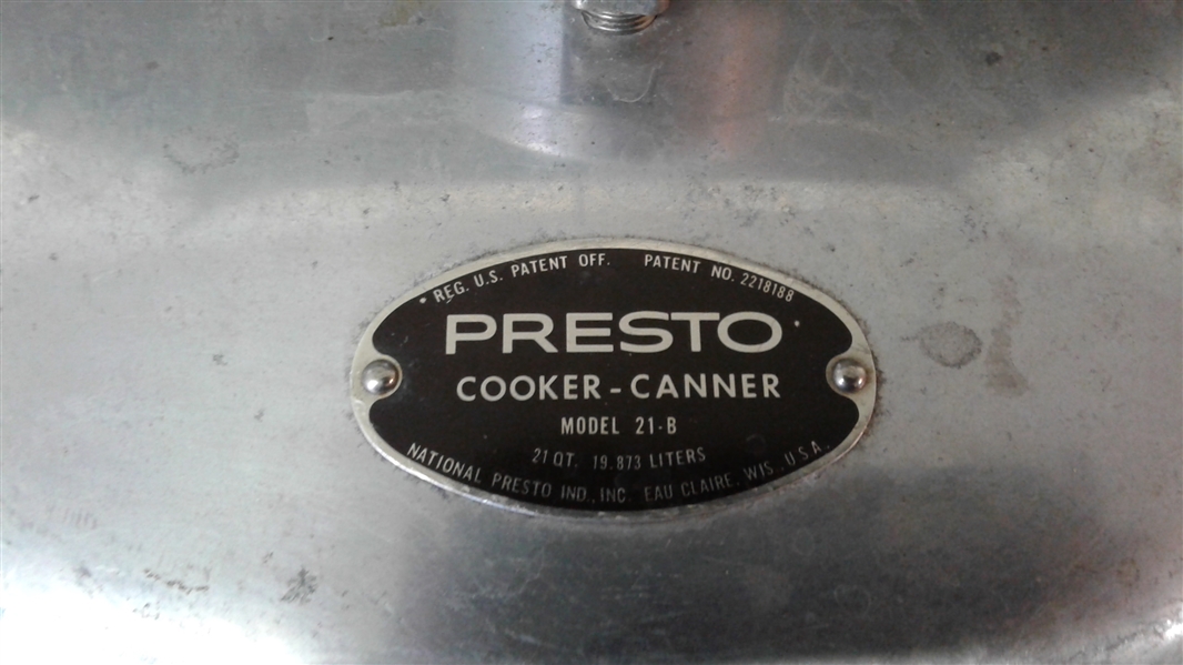 21 Qt Presto Cooker-Canner