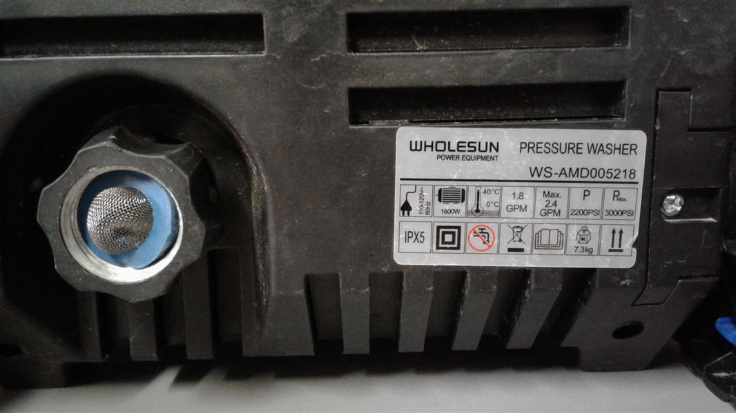 WHOLESUN 3000PSI Electric Pressure Washer 