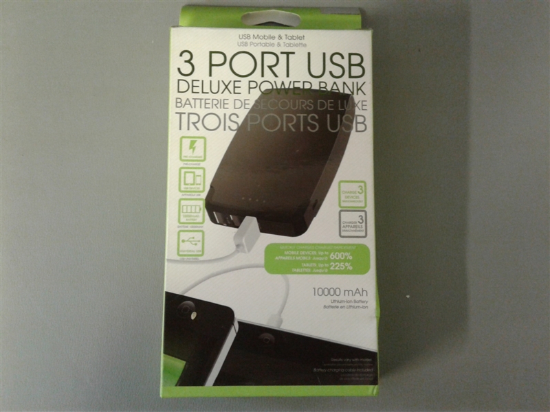 Hype 3 Port USB Deluxe Power Bank