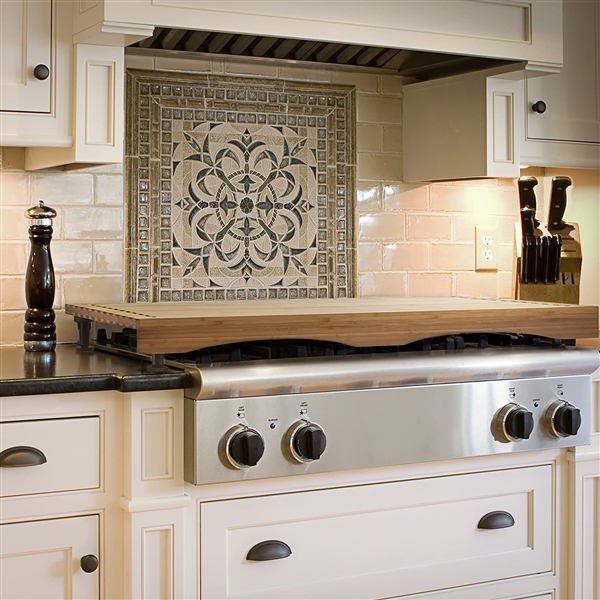 Bamboo Stovetop Cover and Cutting Board