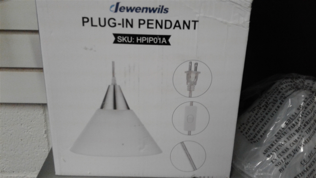 2 Pack Plug In Pendant Lights