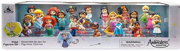 Disney's Animators' Collection Mega Figure Set- 20 pieces