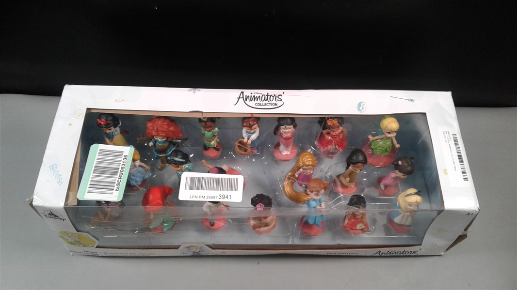 Disney's Animators' Collection Mega Figure Set- 20 pieces