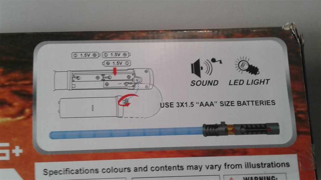  2-in-1 LED Light Up Swords Set