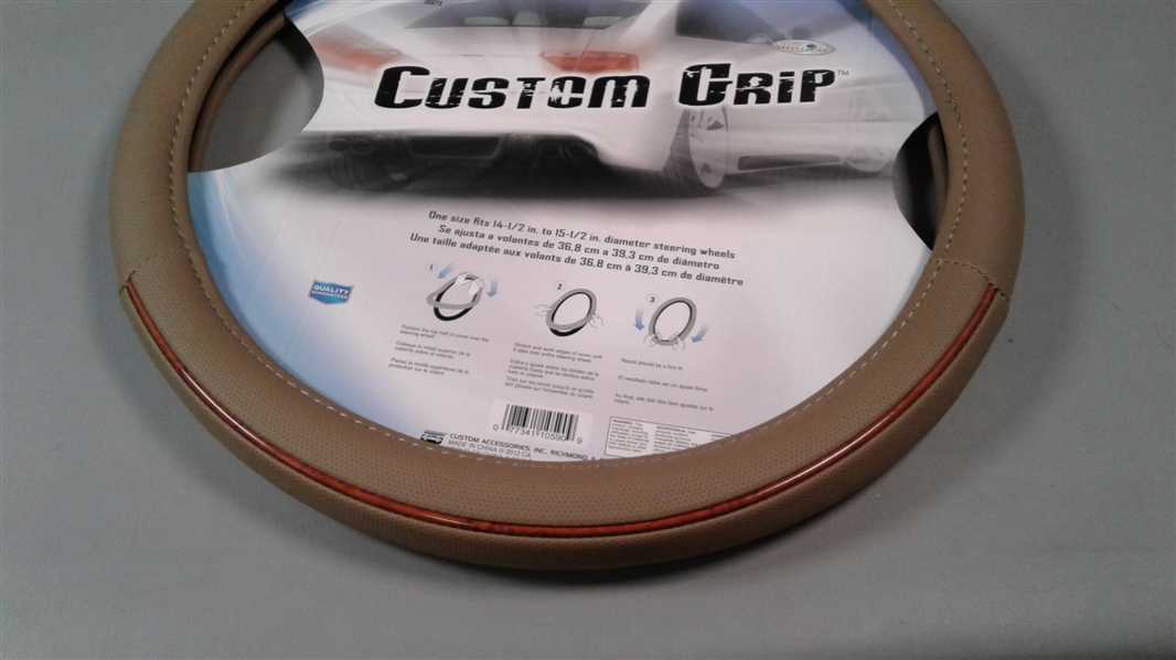 Custom Grip Steering Wheel Cover