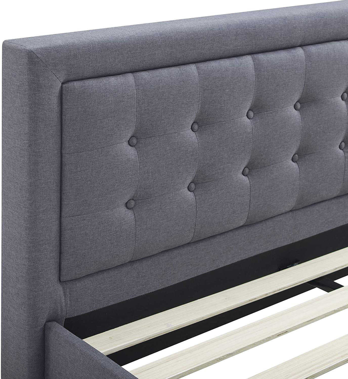 Lot Detail - Mornington King Size Upholstered Bed Frame