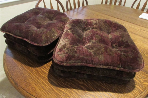 SET OF 6 CHAIR CUSHIONS