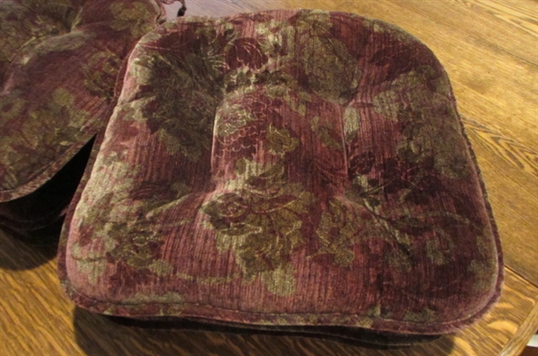 SET OF 6 CHAIR CUSHIONS