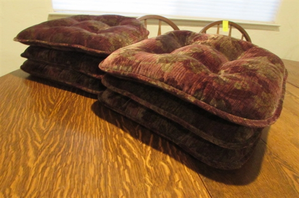 SET OF 6 CHAIR CUSHIONS