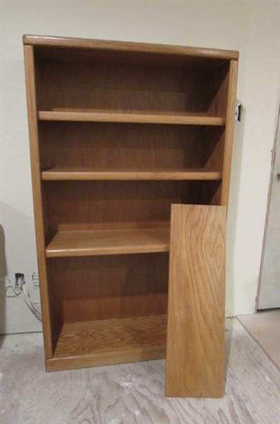 5' OAK BOOKSHELF