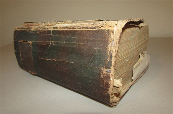 ANTIQUE DICTIONARY AND HEALTH BOOK