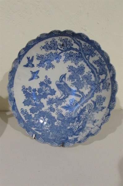 ROYAL CRAWFORD AND FASHODA BEAUTIFUL BLUE CHINA PIECES