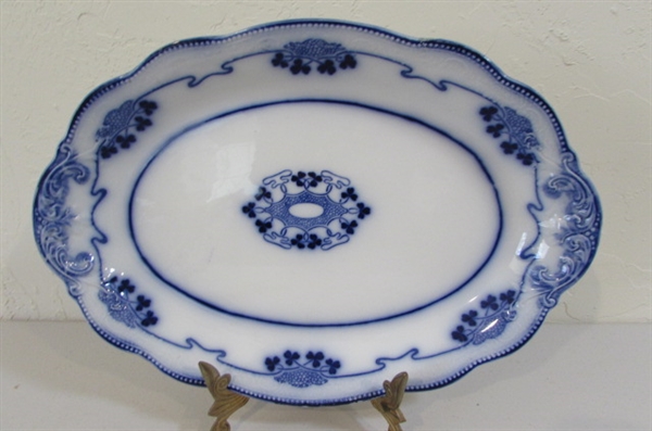 BLUE AND WHITE TRANSFERWARE & DELFTWARE