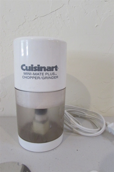 CUISINART MINI MATE PLUS CHOPPER GRINDER AND FOOD PROCESSOR