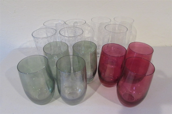 VARIETY OF GLASSES