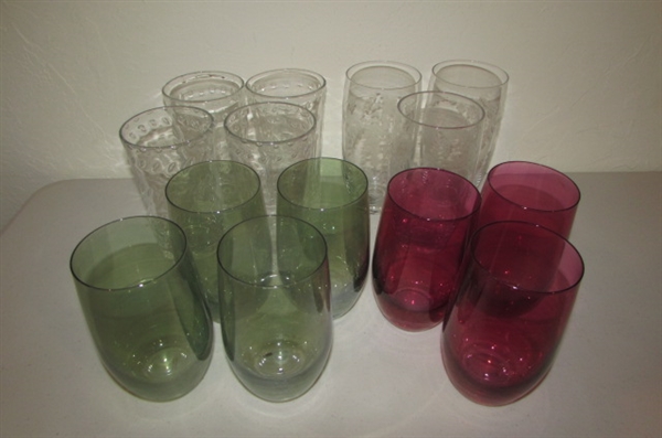 VARIETY OF GLASSES