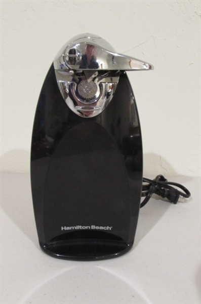 TOASTER WAFFLE IRON HANDY STEAMER AND CAN OPENER