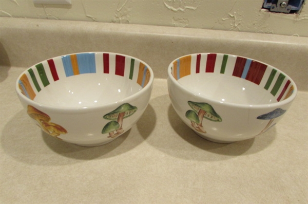 VARIETY OF BOWLS DISHES