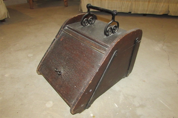 ANTIQUE FIREPLACE ASH BOX