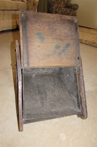 ANTIQUE FIREPLACE ASH BOX